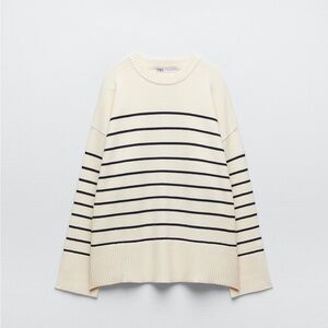 Zara Striped Knit Sweater size S!